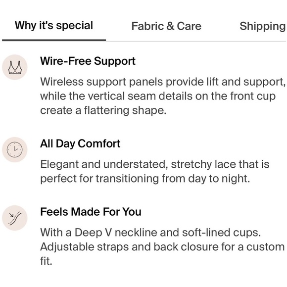 Knix Women's Gossamer Lace Bra in Dark Cherry size S+ NWT - Picture 11 of 12